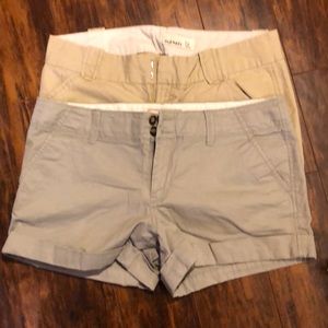 Two Pairs of size 8 Old Navy Shorts